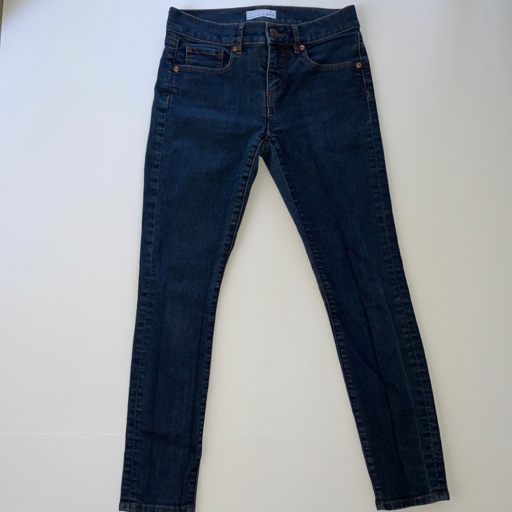 Loft Modern Skinny Jeans 25 / 0 Petite Slim Pocket